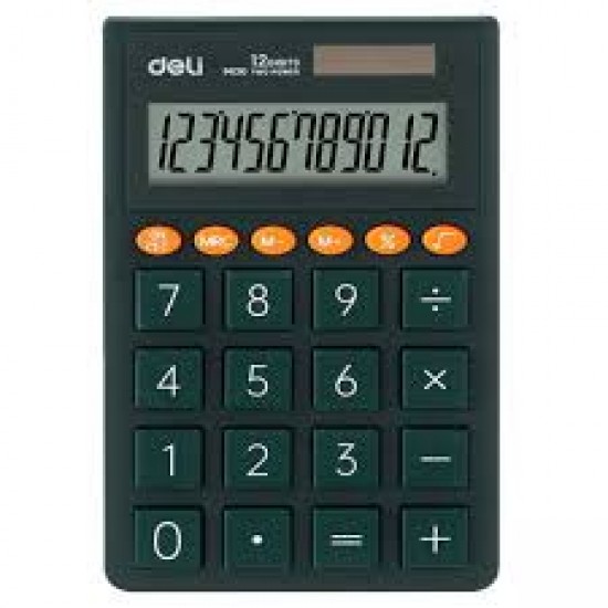 DELI ΑΡΙΘΜΟΜΗΧΑΝΗ 12 ΨΗΦΙΩΝ 11.22x7.02x0.85cm ΣΚΟΥΡΟ ΠΡΑΣΙΝΟ DELI ΑΡΙΘΜΟΜΗΧΑΝΗ 12 ΨΗΦΙΩΝ 11.22x7.02x0.85cm ΣΚΟΥΡΟ ΠΡΑΣΙΝΟ
